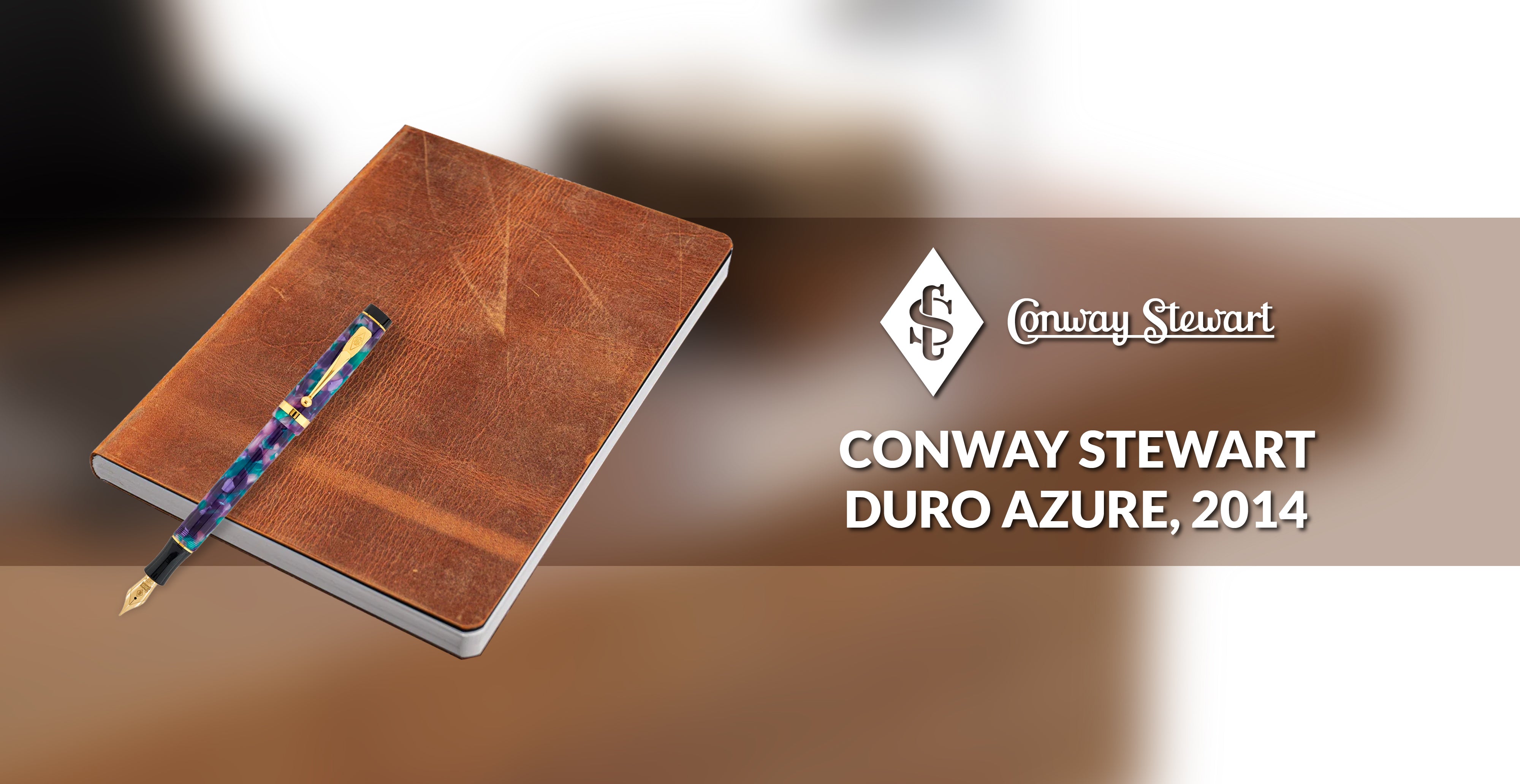 Conway Stewart Luxury A5 Leather Notebook