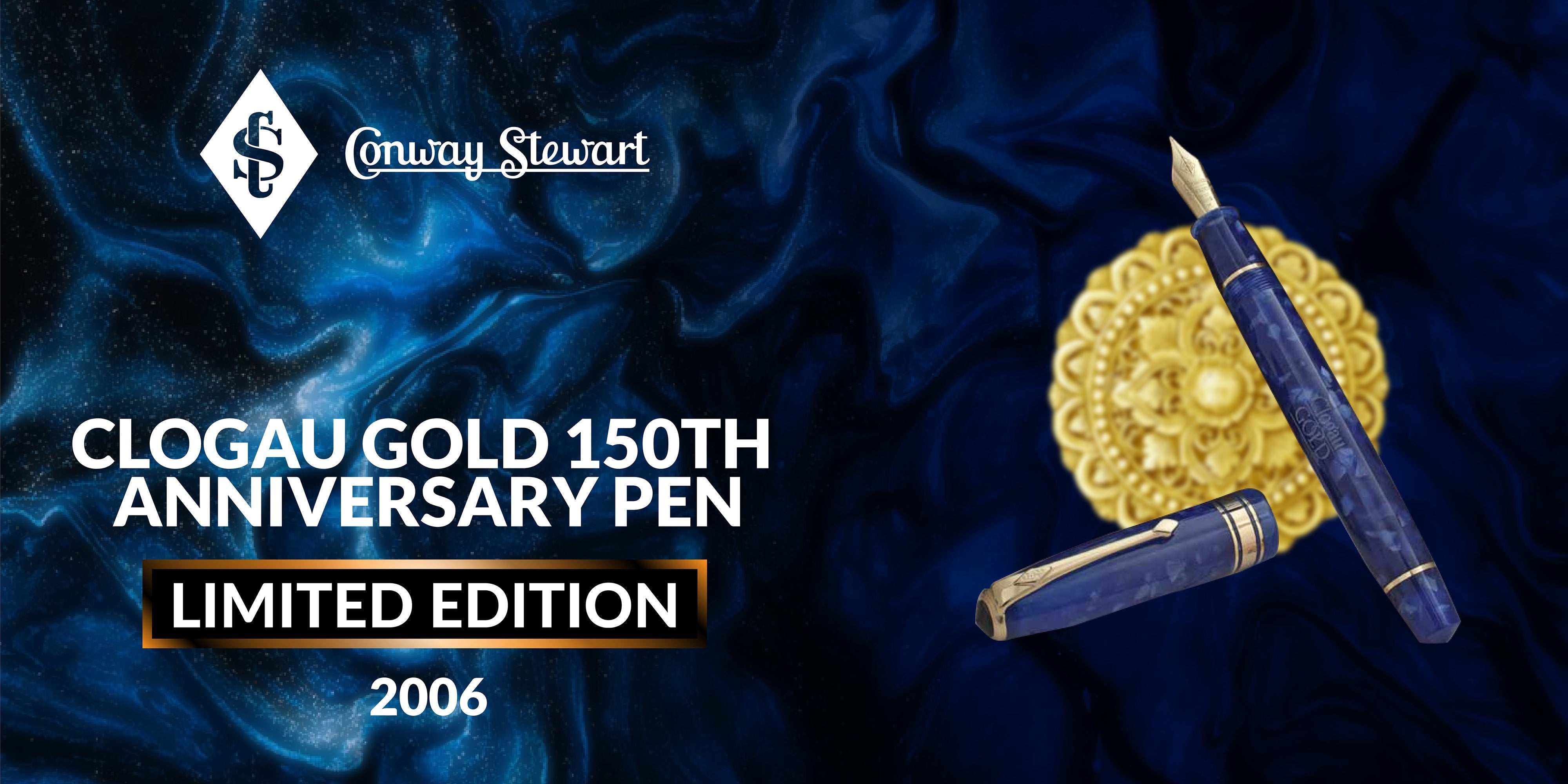 Clogau Gold 150th Anniversary Pen, 2007 - Conway Stewart