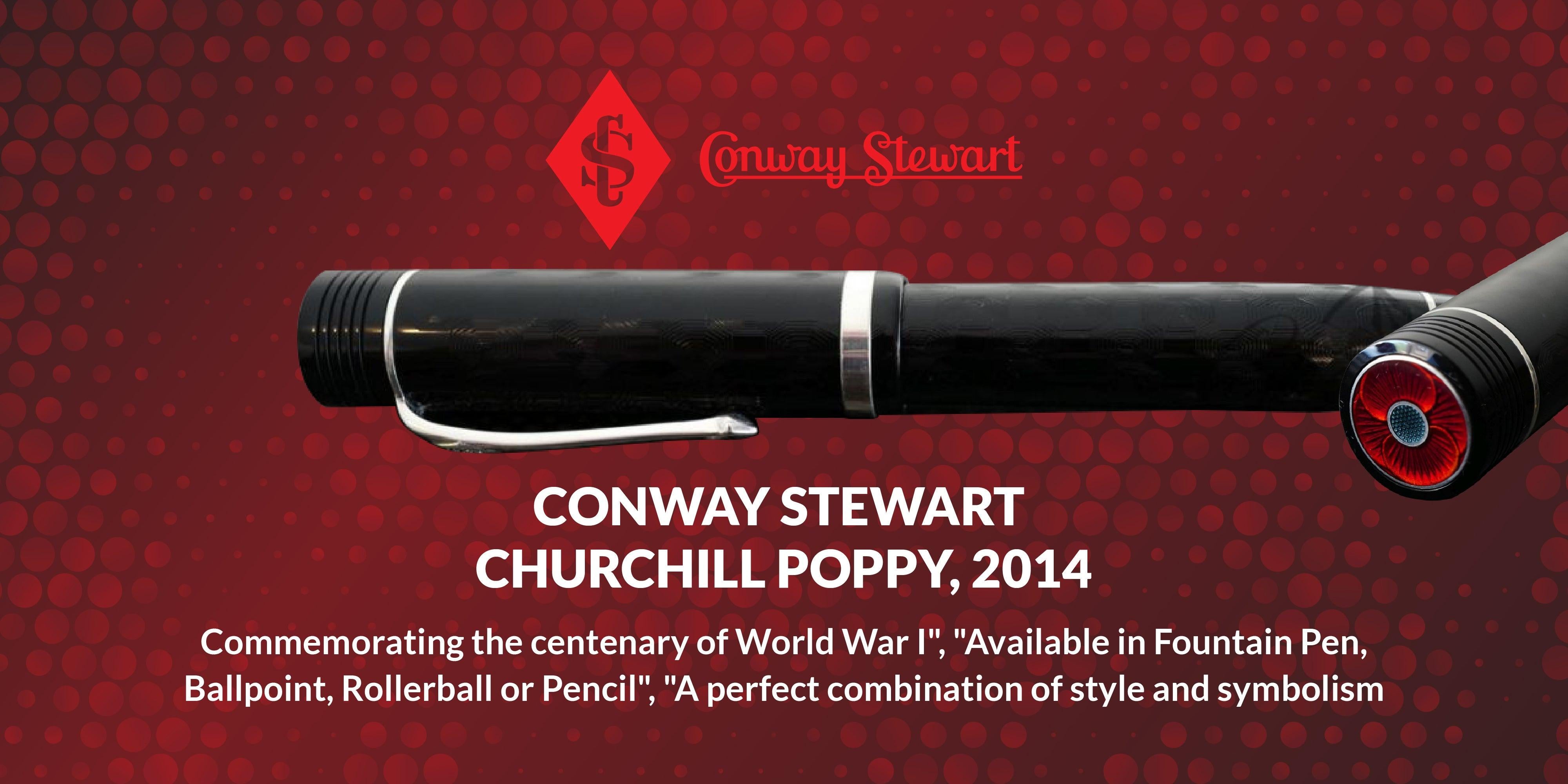 Conway Stewart Churchill Poppy, 2014 - Conway Stewart