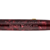 Conway Stewart Raunchy Wolf Pen Replica – “Per ardua ad astra – Lest we forget"