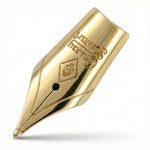 Size 5 nib in an all-gold finish, engraved with the Conway Stewart signature and crest